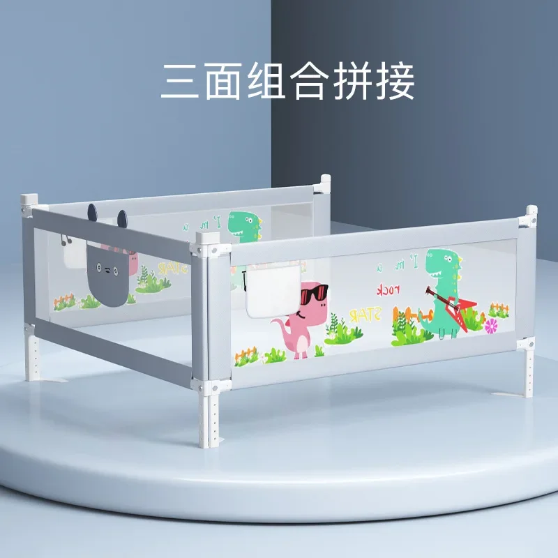 Wholesale Small Baby Crib Guardrails Baby Fences Children\'s Anti Drop Bedside Boards Bed Fences in Stock