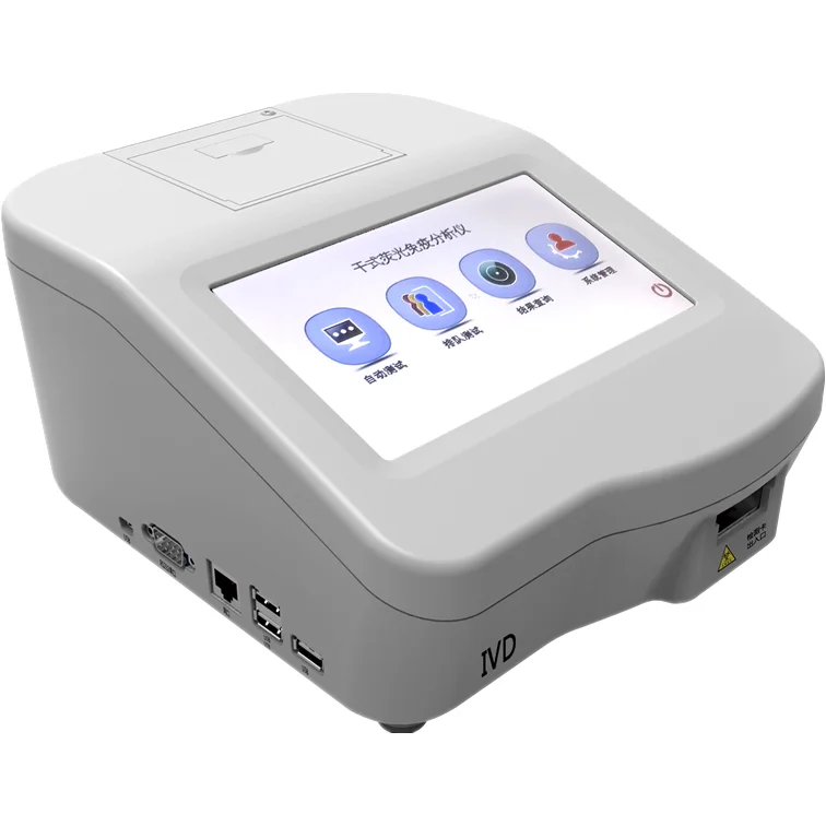 scientific research laboratory and hospital Dry Fluorescent Immunoassay Analyzer Instant result