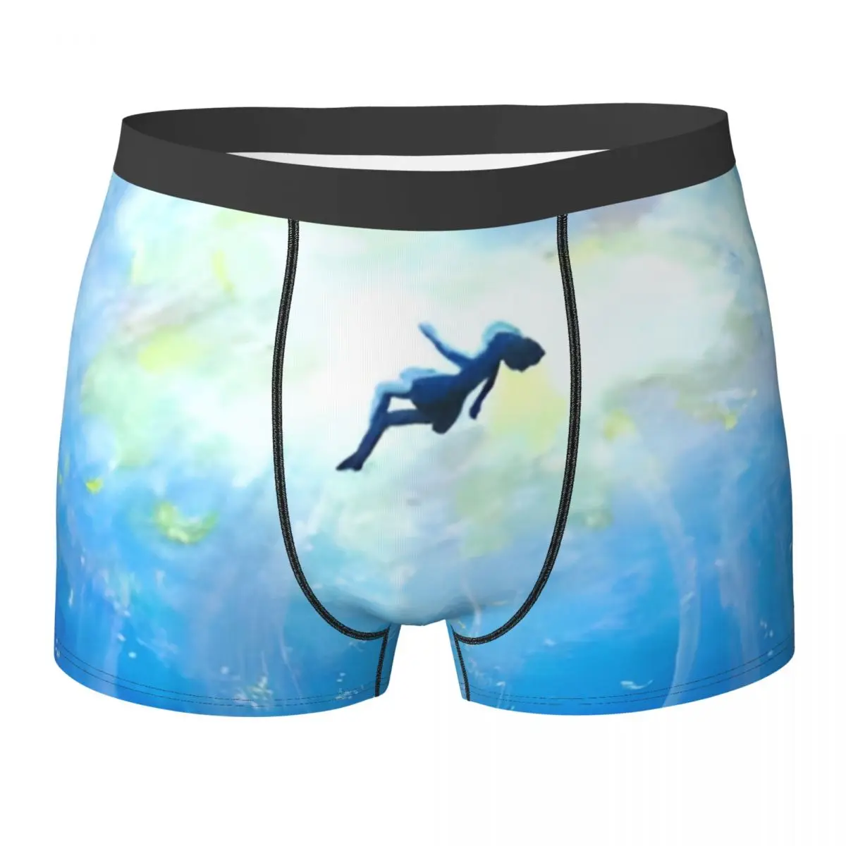 

Parrot Tropical Palm Tree Underwear Male Underpants Custom Plain Boxershorts High Quality Shorts Briefs Plus Size