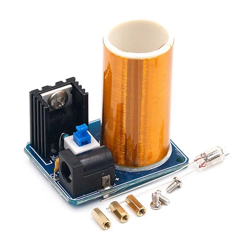 

BD243 Mini For Tesla Coil Kit Empty Lights Technology DIY Electronics BD243C DIY Mini For Tesla Coil Module