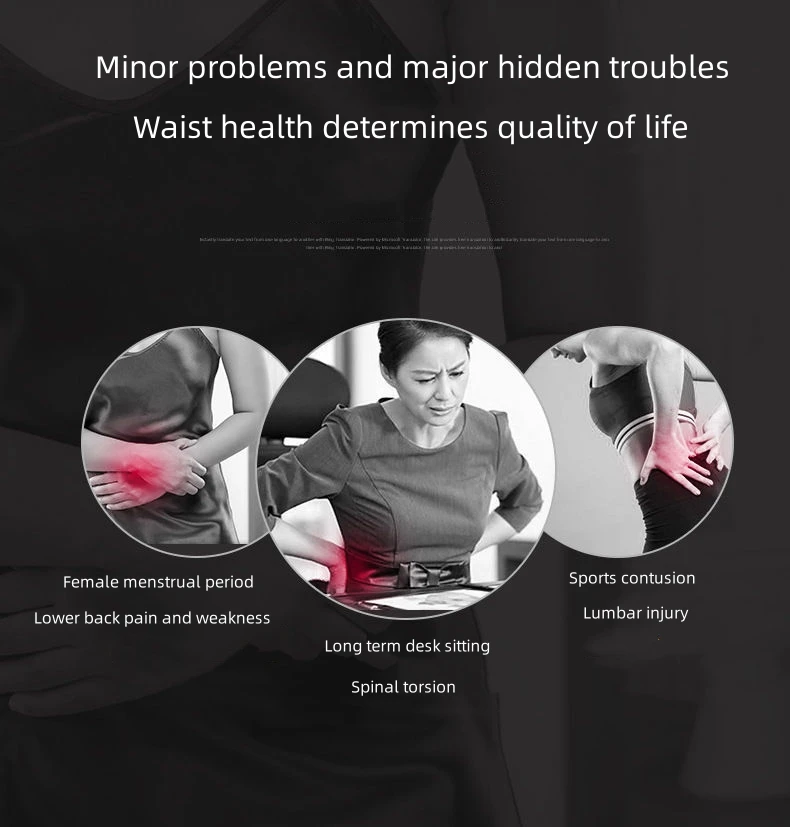 Adjustable Tourmaline Self-heating Magnetic Therapy Belt Support Back Waist Brace Double Banded Lumbar body shaper Breathable