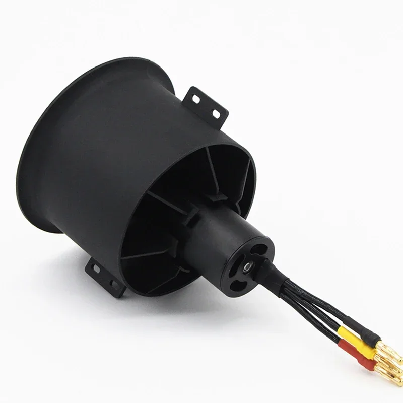 80 mm 2200 kV 6S Max. Schub 3400 g 11-Blatt-Kanalventilator mit bürstenlosem Motor für Jet-Flugzeuge