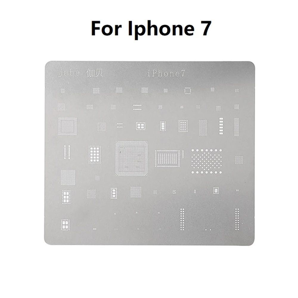 For Iphone BGA Stencil Repair Steel Mesh For Iphone8-12ProMax CPU Hard Disk Power Chip Tin Paste Stencil Jabe