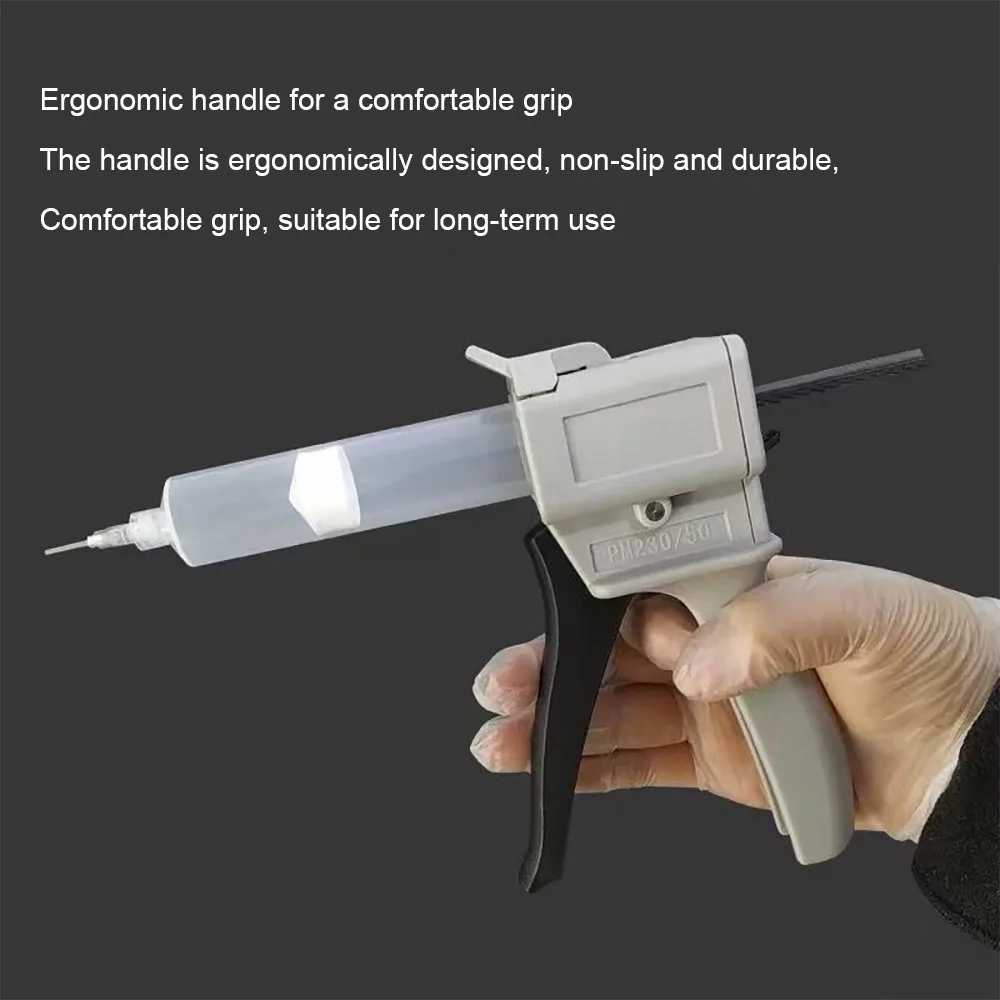 SY Dispensing Gun Universal Dispenser Glue Gun 10CC 30CC 55CC Dispensing Syringe Barrel Blunt Needles For DIY Handtool