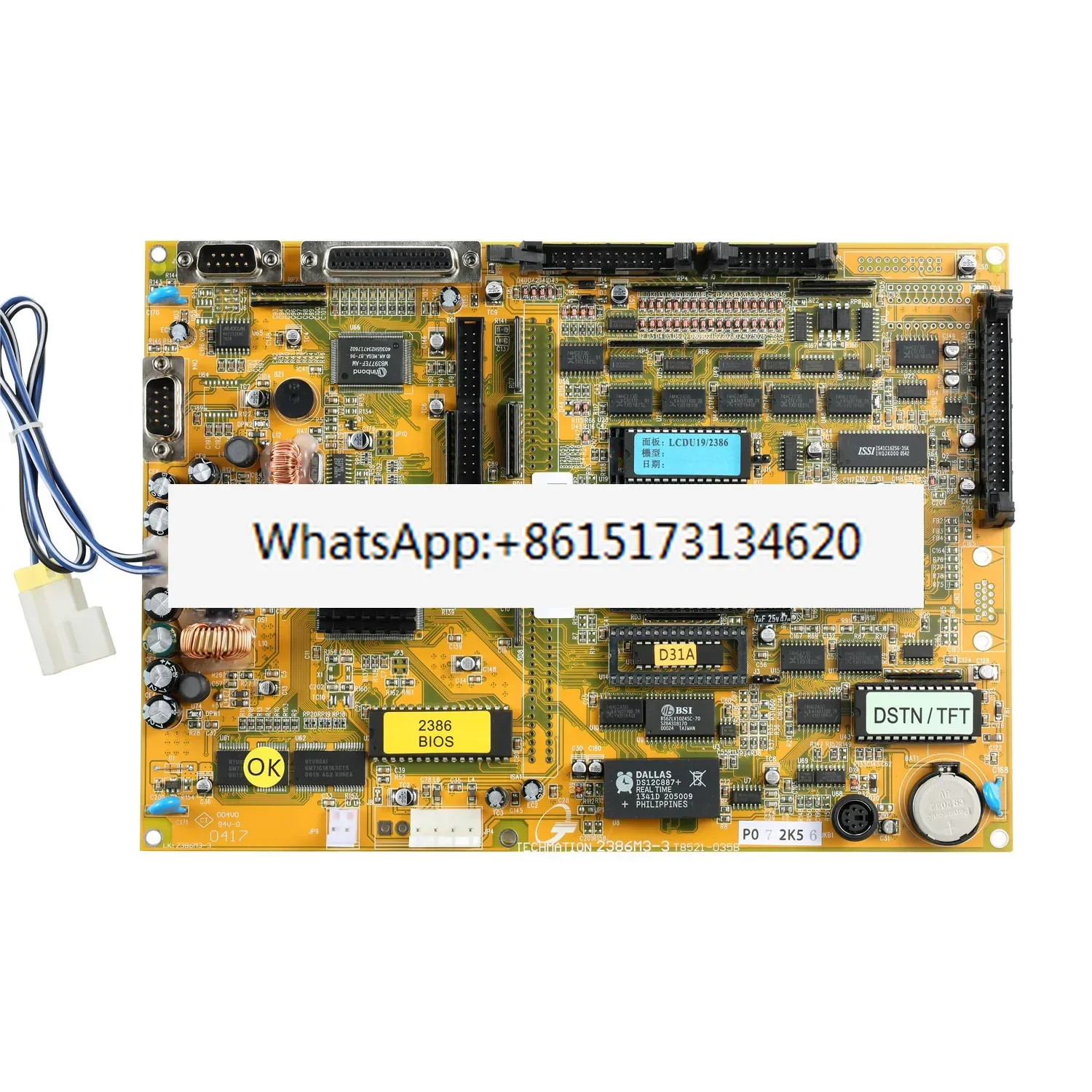 Techmation 2386 MMI card mother board display card Memory board for  molding machine