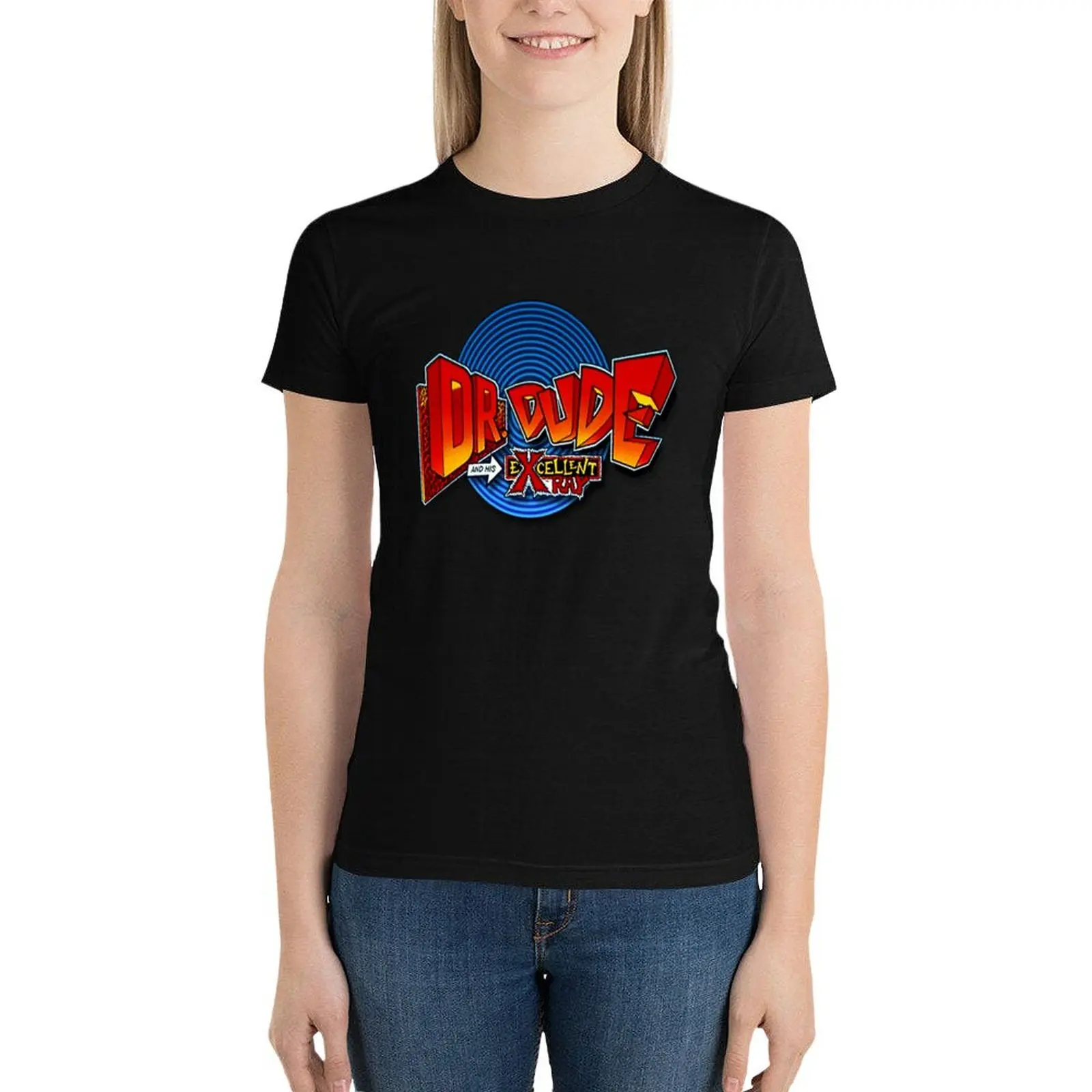 Dr. Dude-Camiseta Gráfica Feminina de Verão, Roupas Bonitas, Tops Engraçados