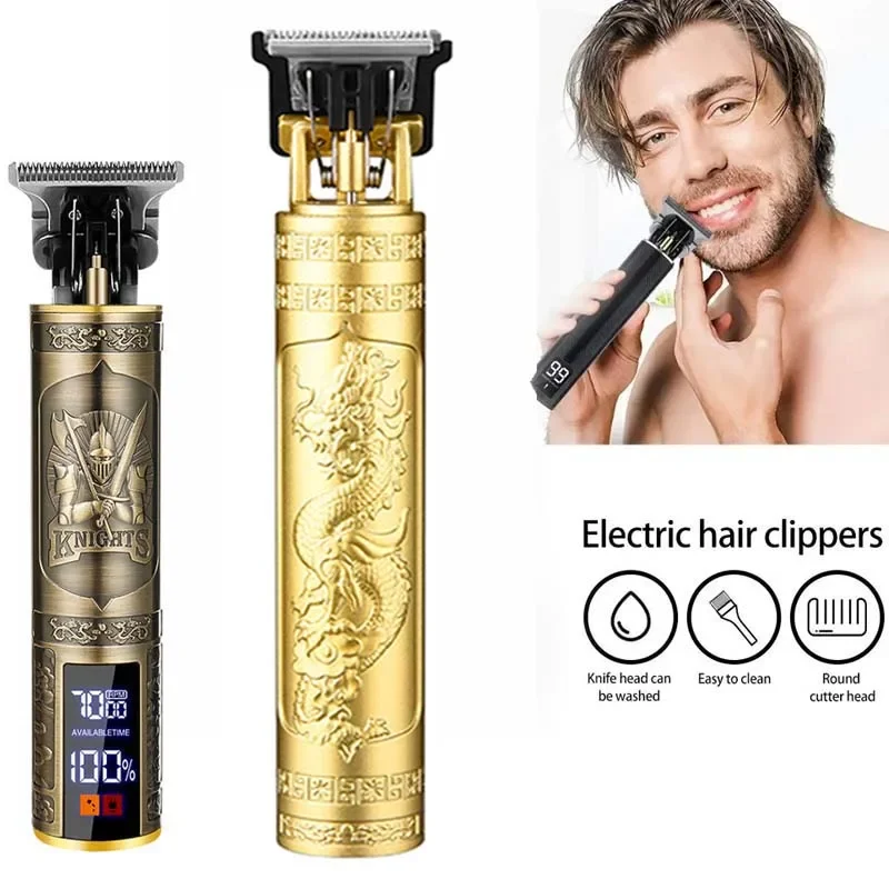 Hot Sale Hair Cutting Machine Men Beard Trimmer Electric Hair Clipper T9 Hair Trimmer Rechargeable Electric Shaver Beard BarberH