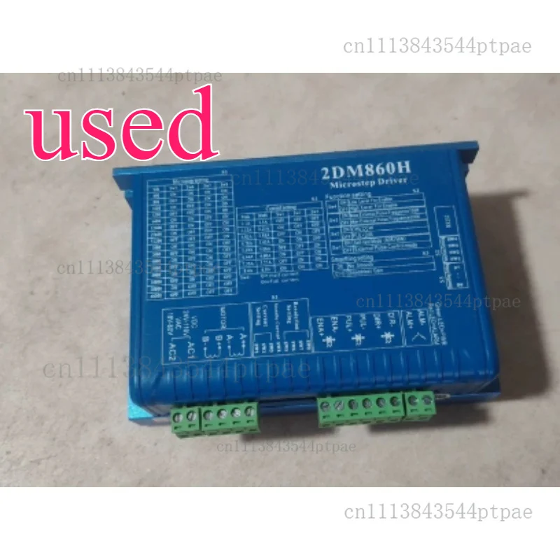 One 2dm860h stepper motor driver, two-phase 86 series, 24v/110v dc, with cooling fan (actual picture taken)