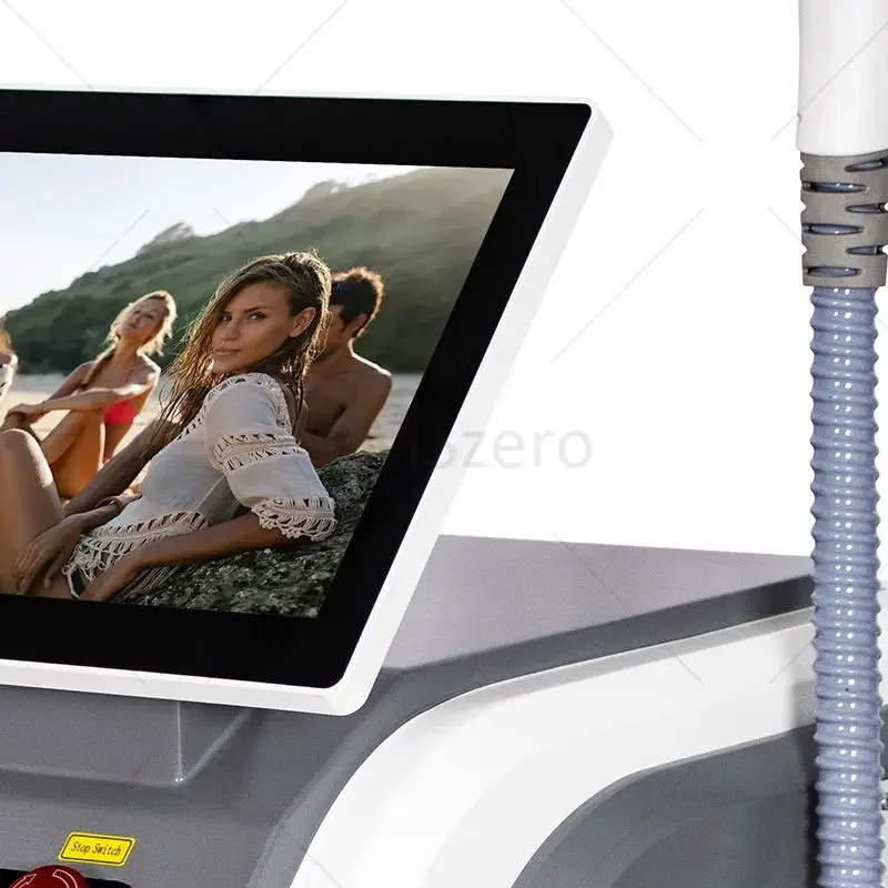 

Лазерный диодный эпилятор 4000 Вт, 808 нм, александритовый, 3 длины волны, Ice Platinum, для безболезненного удаления волос, с охлаждающей головкой