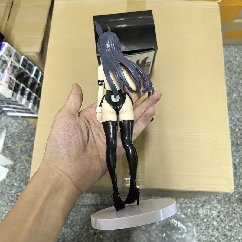 Figurka Hentai Kuro Bunny Kouhai-Chan 24cm, seksowna królicza dziewczyna, kolekcjonerska figurka akcji z PVC dla dorosłych, model zabawki, prezent dla fanów.
