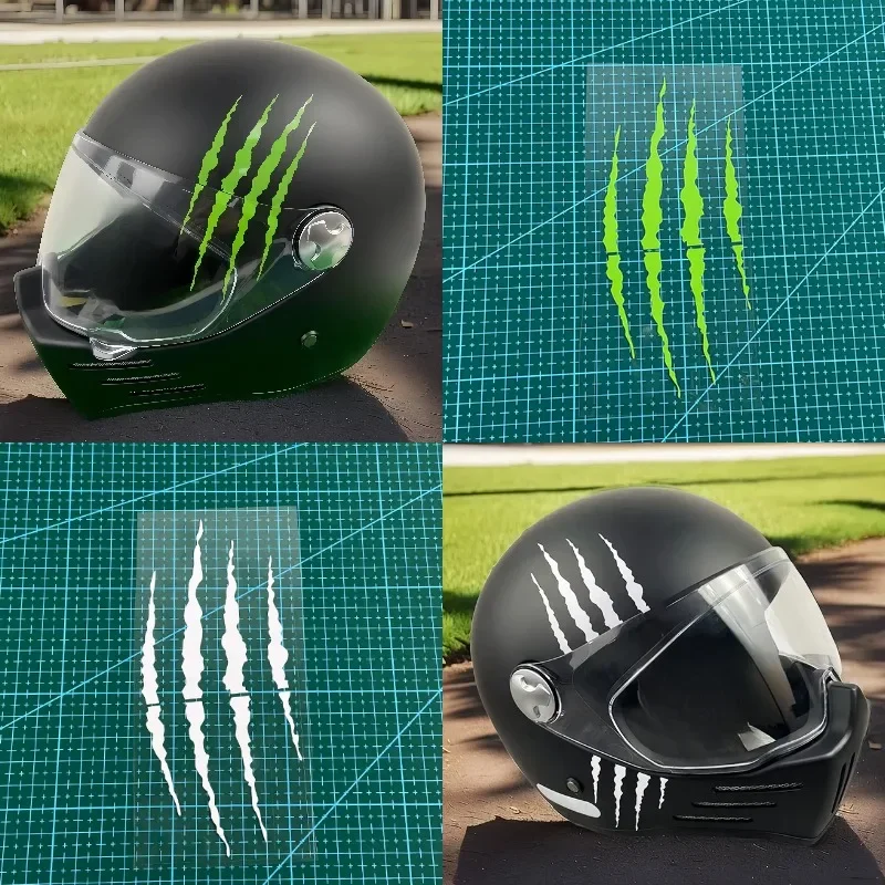

1PC Monster Claw Scratch Motorcycle Stickers Waterproof for Motorbike Helmet Fuel Tank Electric Scooter Vinyl Decals Decoration