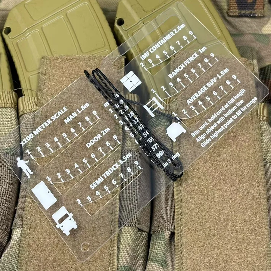 Карта охотничьей стрельбы, доска для наружного наблюдения, портативная измерительная линейка Карта охотничьей стрельбы, доска для наружного наблюдения, портативная измерительная линейка