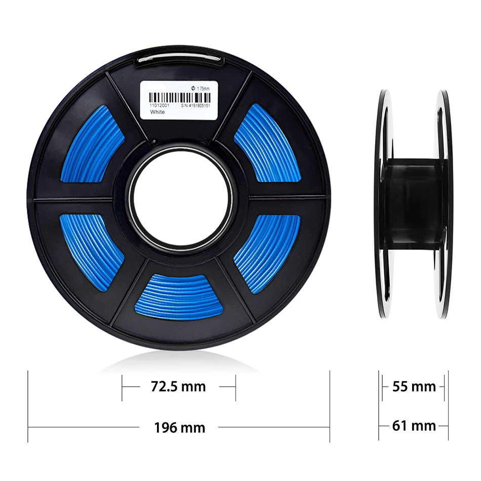 SUNLU ABS Filament 1.75MM Plastic ABS 3D Filament For FDM 3D Printer/3D Pen 0.9KG/Roll  Fast Shipping