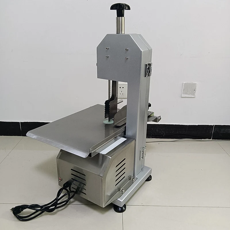 Commercial Fish Cow Steak Frozen Meat Cutter Table Electric Band Saw Bone Meat Cutting Machine