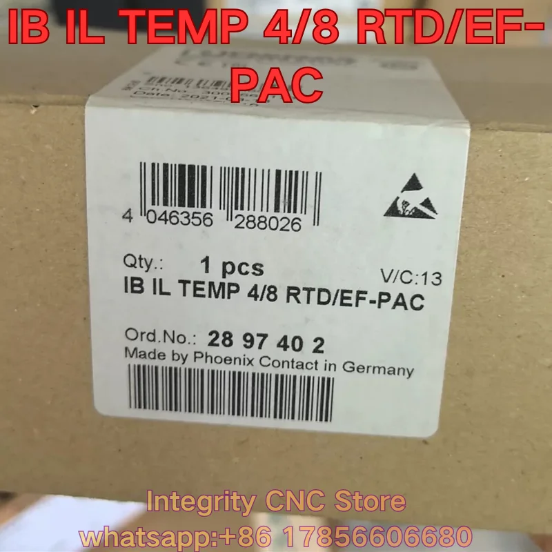 New IB IL TEMP 4/8 RTD/EF-PAC PLC module 2897402