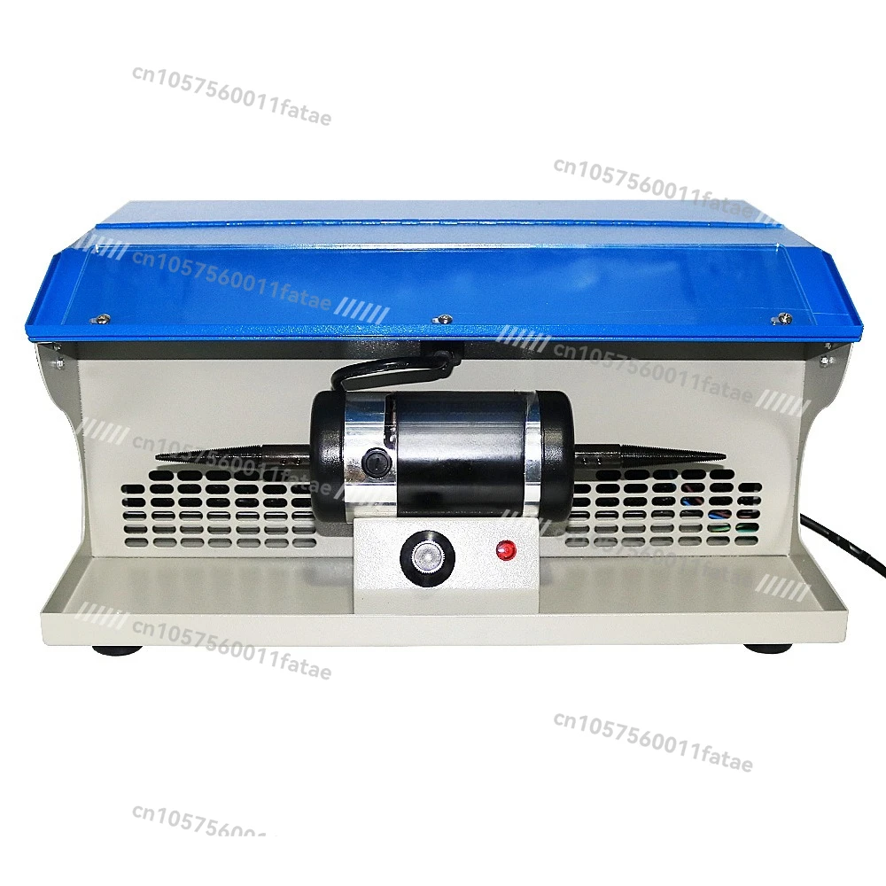 

Desktop Double-head Vacuum Polishing Machine, Cloth Wheel Machine with Lamp Speed Control Grinding Machine