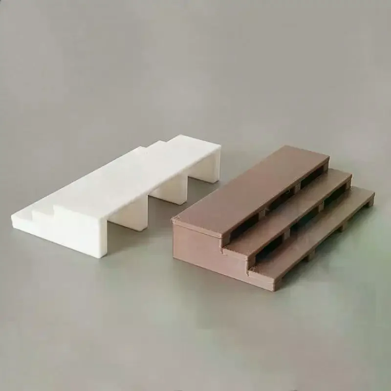 1 pçs casa de bonecas escada modelo mini simulação casa de bonecas diy micro paisagem ao ar livre decoração da escada acessórios móveis