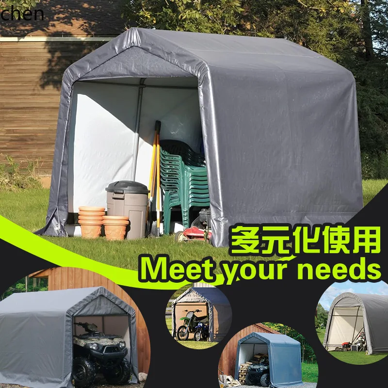 Hxl outdoor rainproof dustproof sunscreen tent balcony sundries garden storage shed