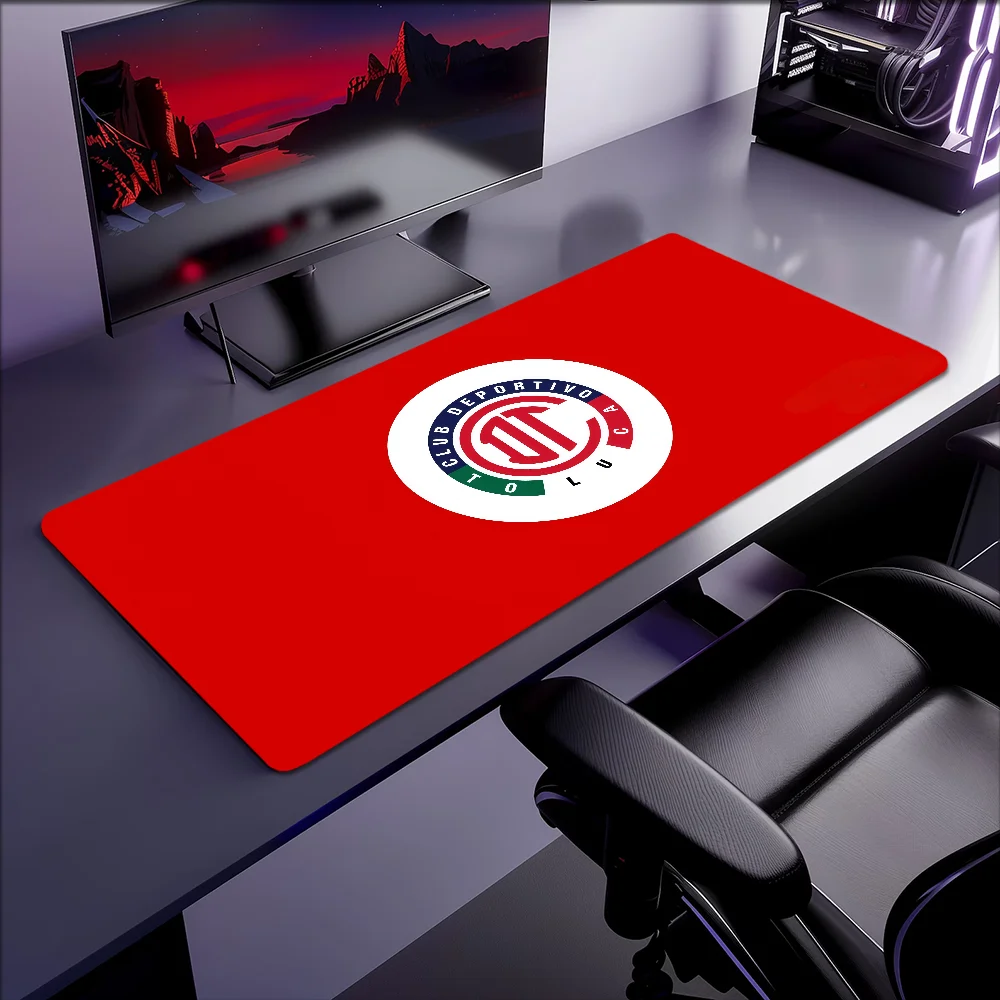 

T-Toluca Mexico Rubber Desktop XXL Стол E-E-Emblem S Нескользящий игровой утолщенный D-D-Deportivo Футбольный большой коврик для мыши Офис