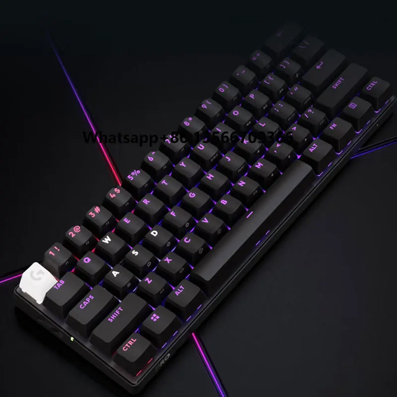 

For Logitech Pro X 60 Wireless GX Optical Key Axis 61 Keys Customized Lighting PC Gaming Esports Mechanical Keyboard New