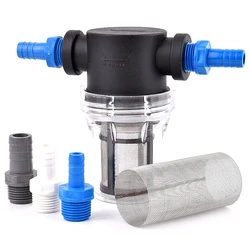 8~16mm Hose Filter Watering Irrigation Prefilter 1/2'' Garden Water Pipe Connector Filter Aquarium Fish Tank Water Pump Strainer