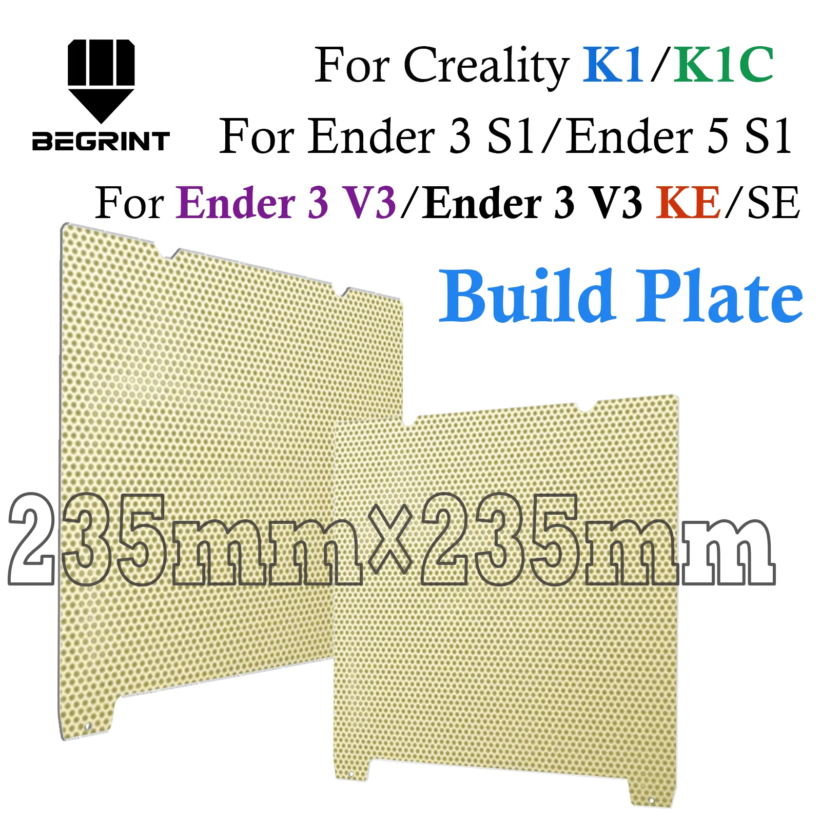 

Upgrade For Hotbed Creality K1 Build Plate K1c Pei Bed 3d Printer Accessories Ender 3 For Creality Ender 3 V3 Se K1c/K1 SE
