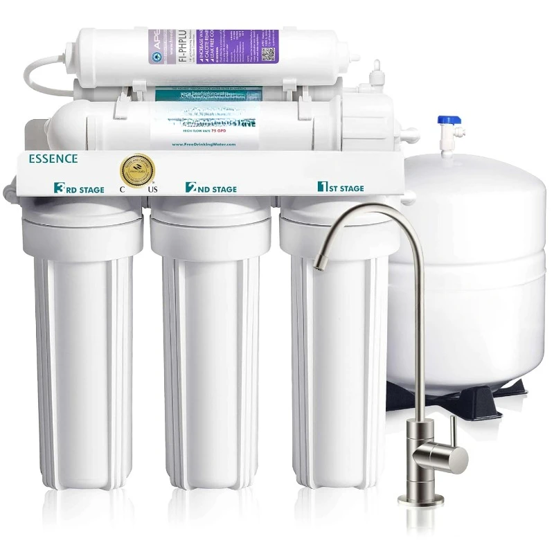 Water Systems  Essence Series Top Tier Alkaline Mineral Stage Certified Ultra Safe Reverse Osmosis Drinking Water Filter System