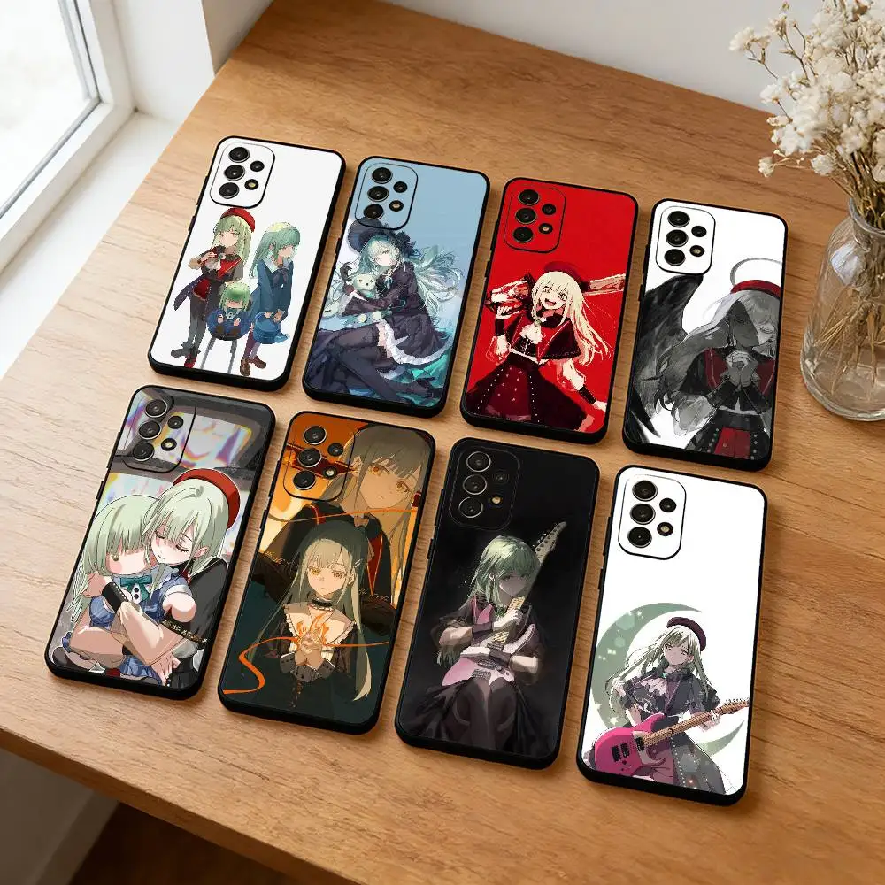 

W-Wakaba M-Mutsumi Phone Case For Samsung S25,S24,S23,S22,S21,S20,Plus, Soft Silicone Black Cover