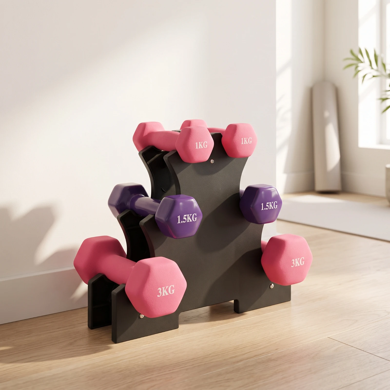 Suporte para Halteres de Três  - Home Gym Cost avaliação e preço