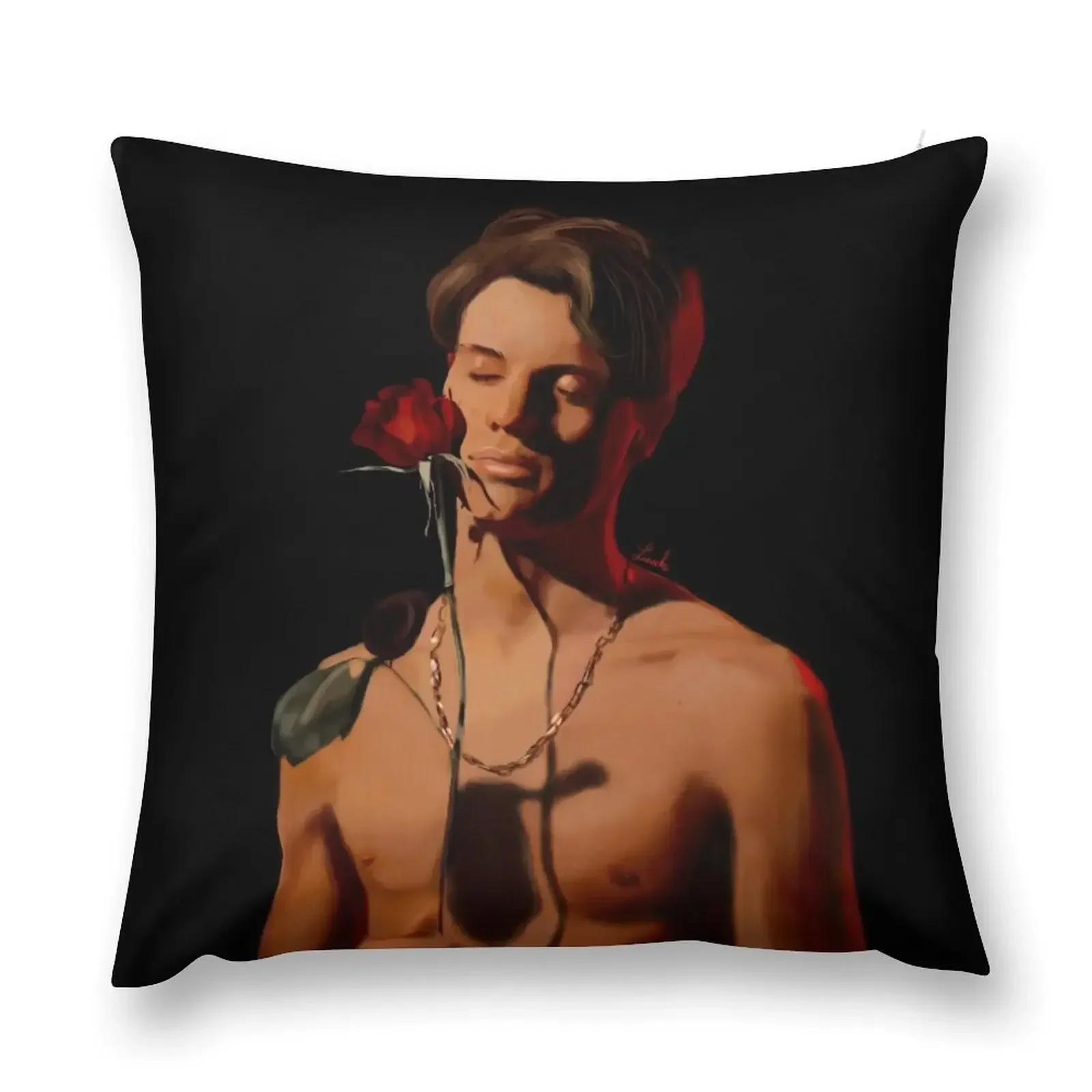 Jace Norman Flaunt Magazine Sketch Throw Pillow Decorative pillowcase christmas ornaments 2025 pillow