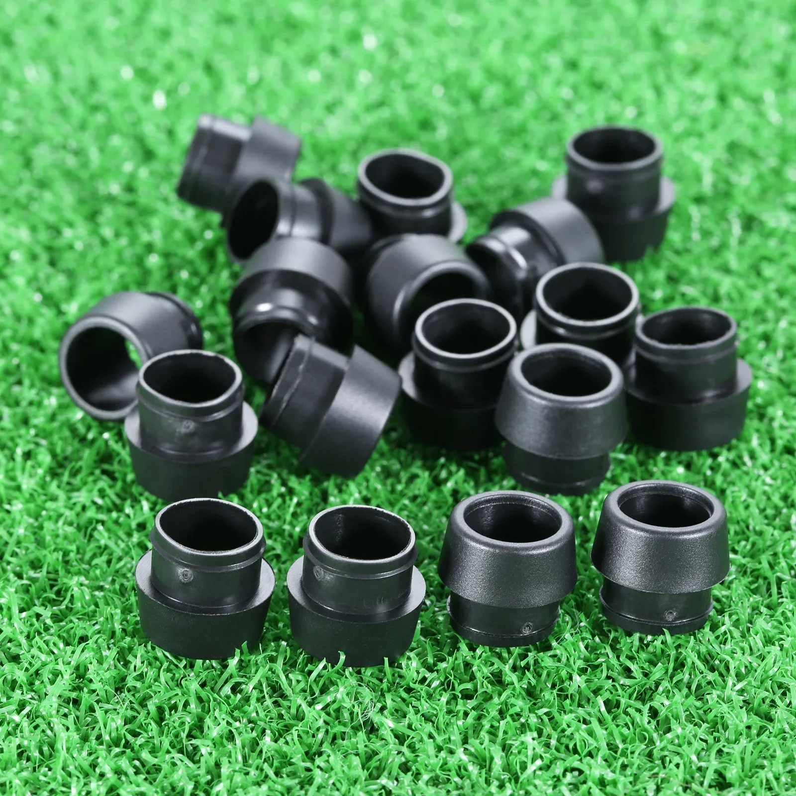 20Pcs Black Soft Plastic Golf Ferrules for Ping G410 G35 Shaft Sleeve Adapter Tip 0.335/0.350/0.370 Golf Club Shafts Accessories