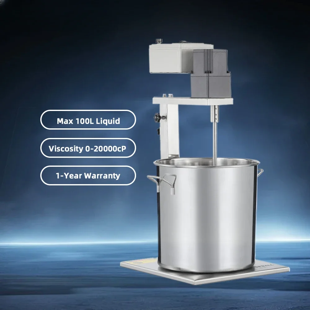 Electric High Shear Overhead Stirrer Reagents Paint Agitator Liquid Lab Bracket Blender Soap Paste Mixer Mixing Machine