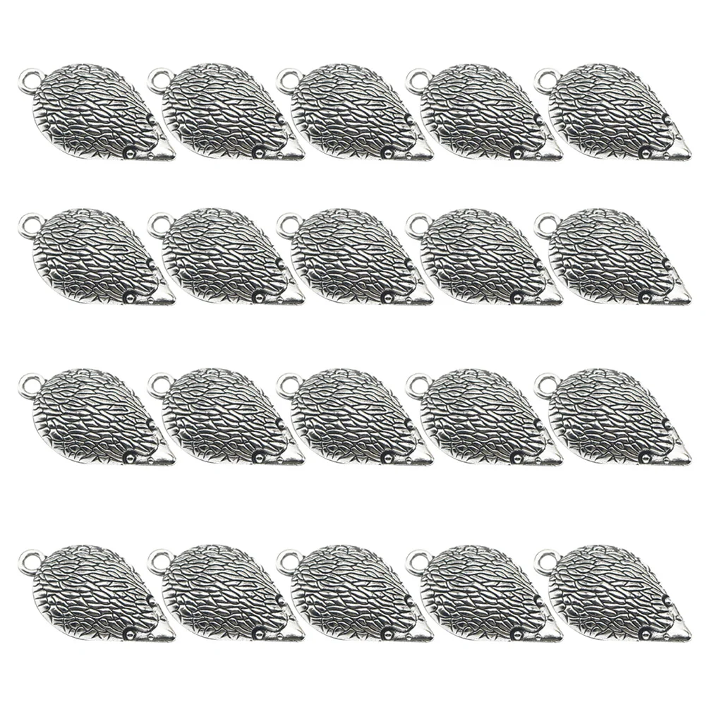 

20 Pcs Alloy Animal Pendant Hedgehog Charms Jewelry Making Pendants Fine Workmanship DIY Unique Shape Design
