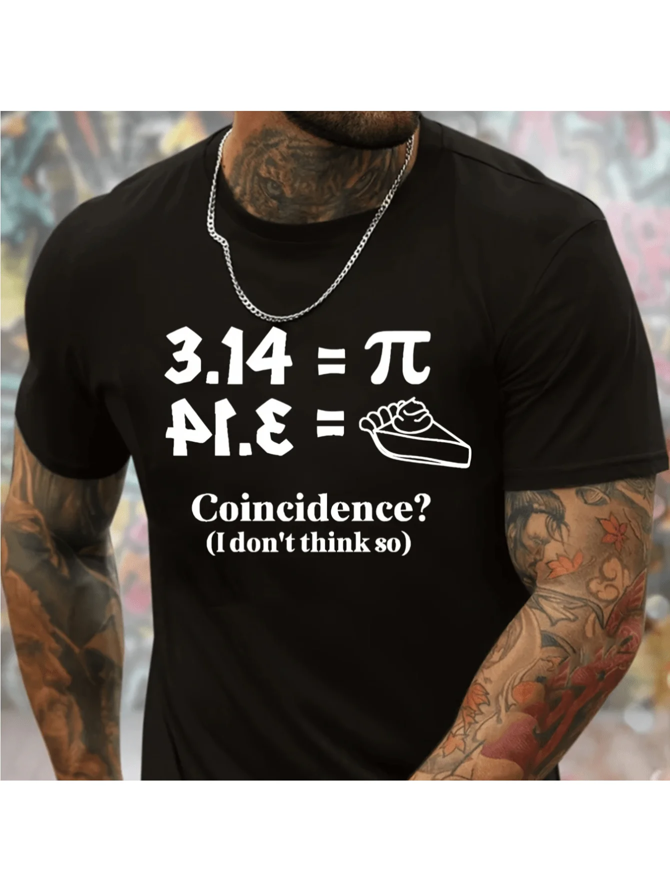 

Мужская быстросохнущая футболка с принтом PI — дышащая, с коротким рукавом для бега и тренировок