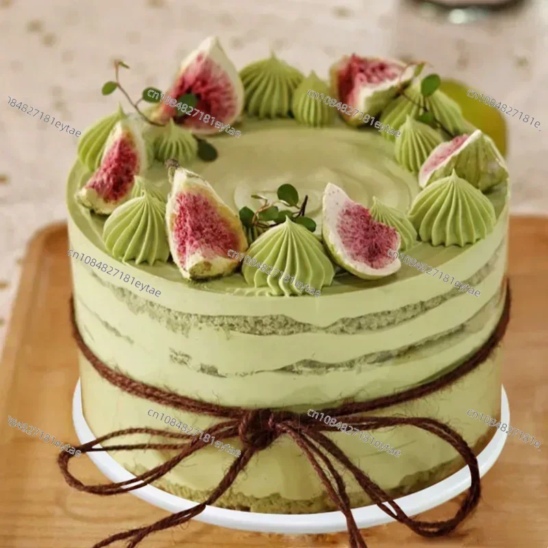 Plastic Cake Model, Artificial Fruit Cream, Bare Embryo, Fake Birthday Cake Decoration, Dessert Shop Window Display Sample