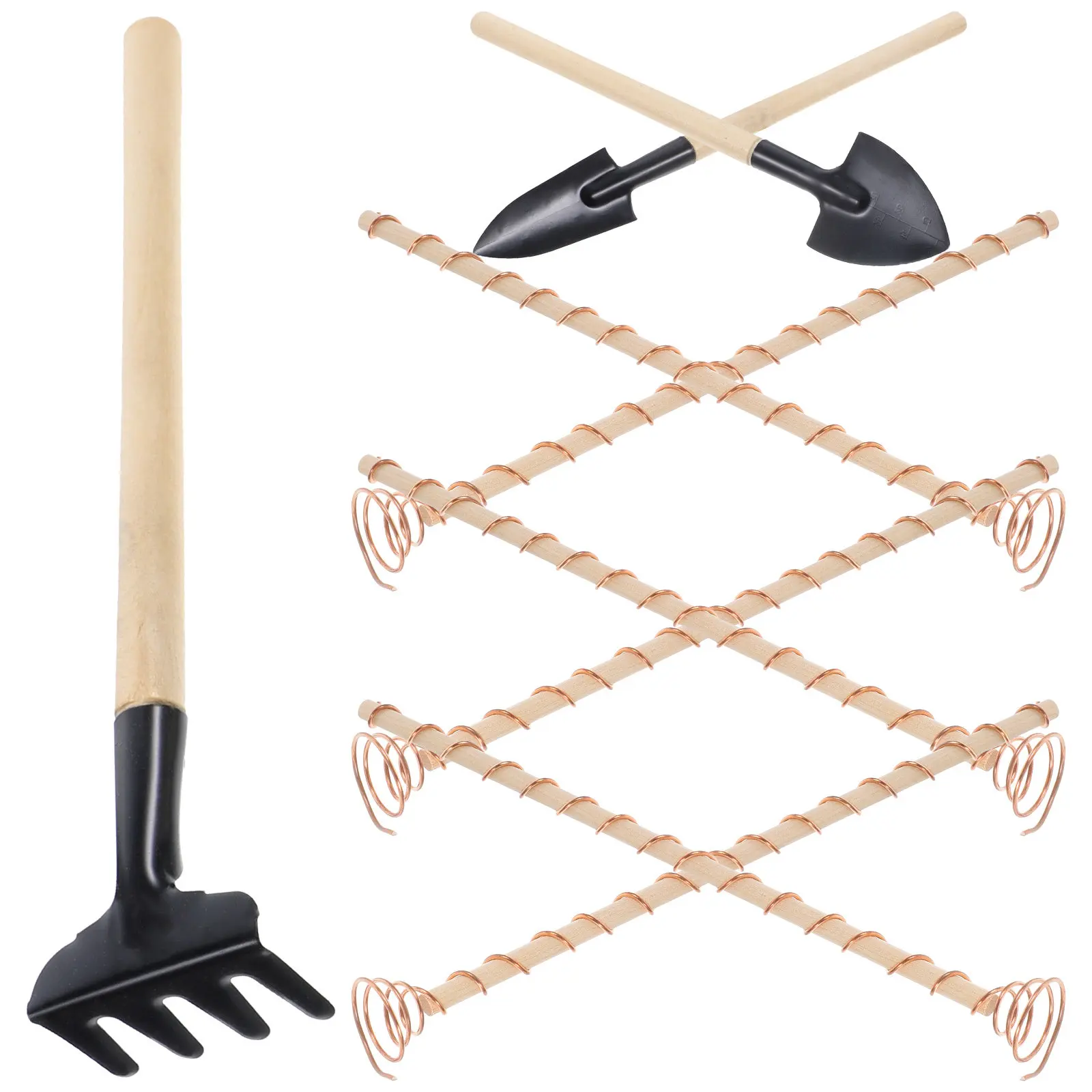 1Set Copper Wire Gardening Antenna Set for Electroculture Plants Pure Solid Bare Copper Coils for Root Growth Indoor Outdoor Use