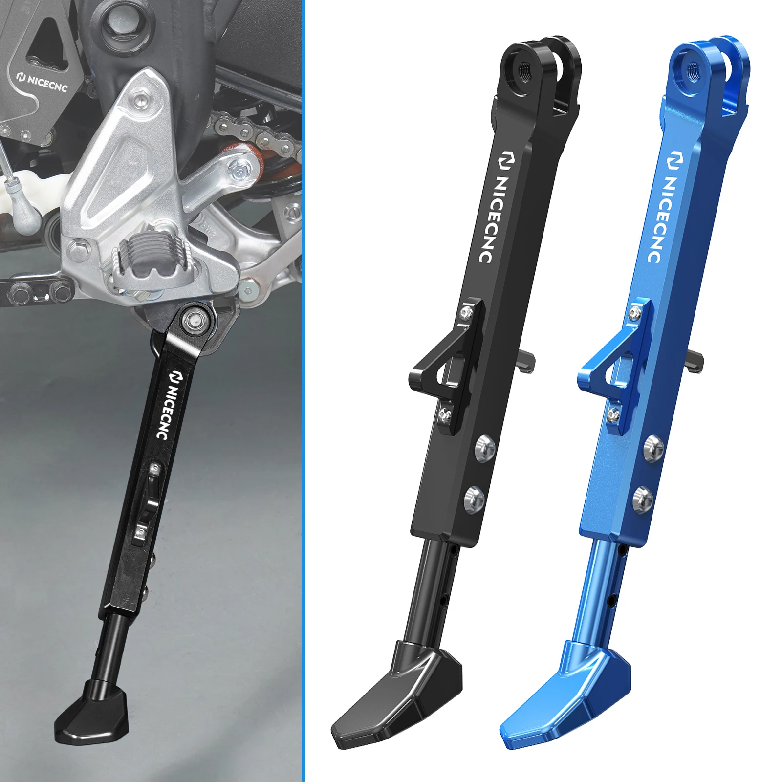 

Motorcycle Adjustable Foot Stand Kickstand for Yamaha Tenere 700 Rally Edition T700 XTZ700 2019 2020 2021 2022 2023 2024