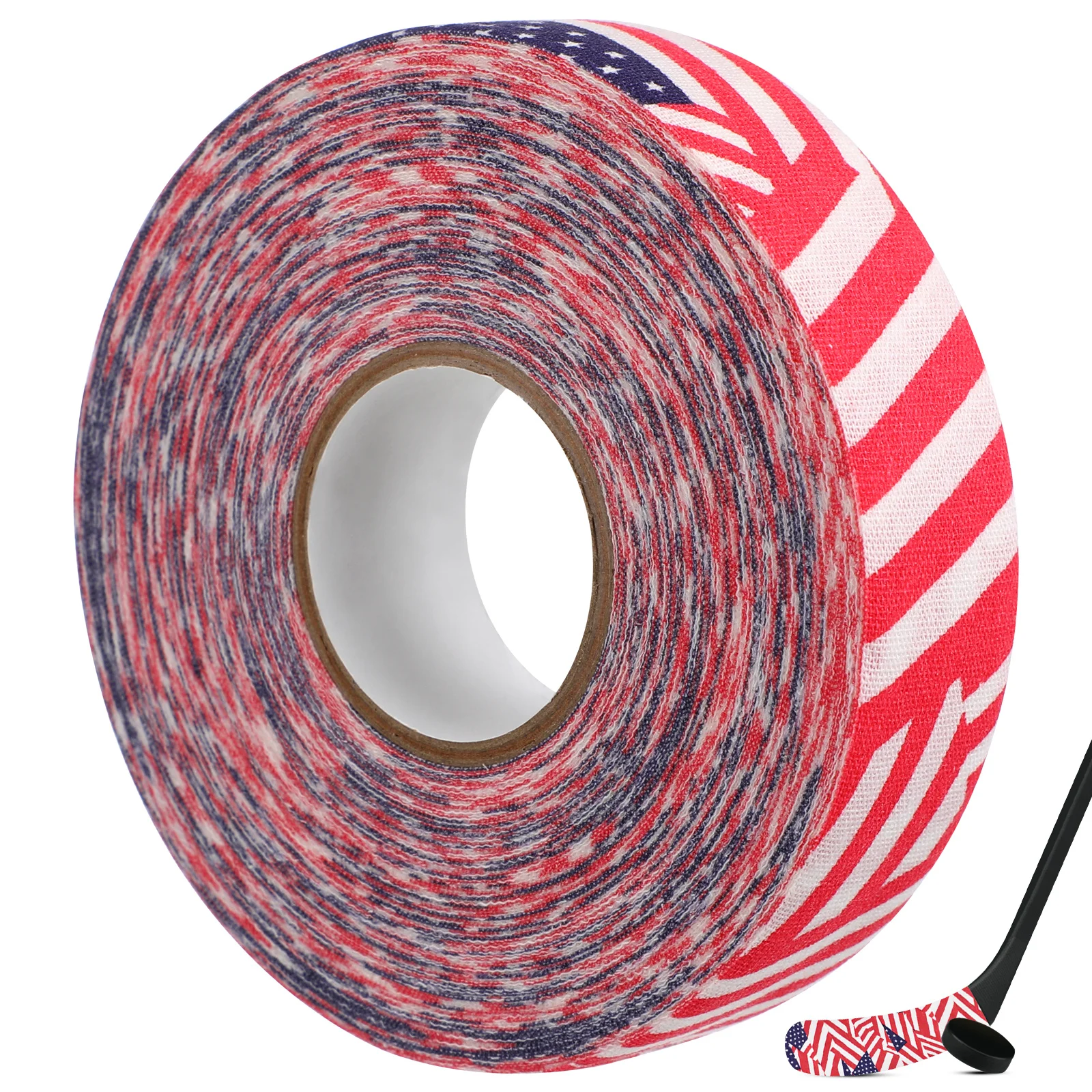 

1 Roll Anti-Slip Hockey Racket Tape Cotton Cloth Waterproof Breathable Ice Hockey Sports Tape Cold-Resistant Sweat Absorption