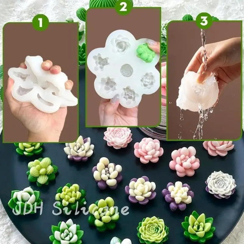 G99a candine profumate stampi fiori in silicone stampi stampi da forno