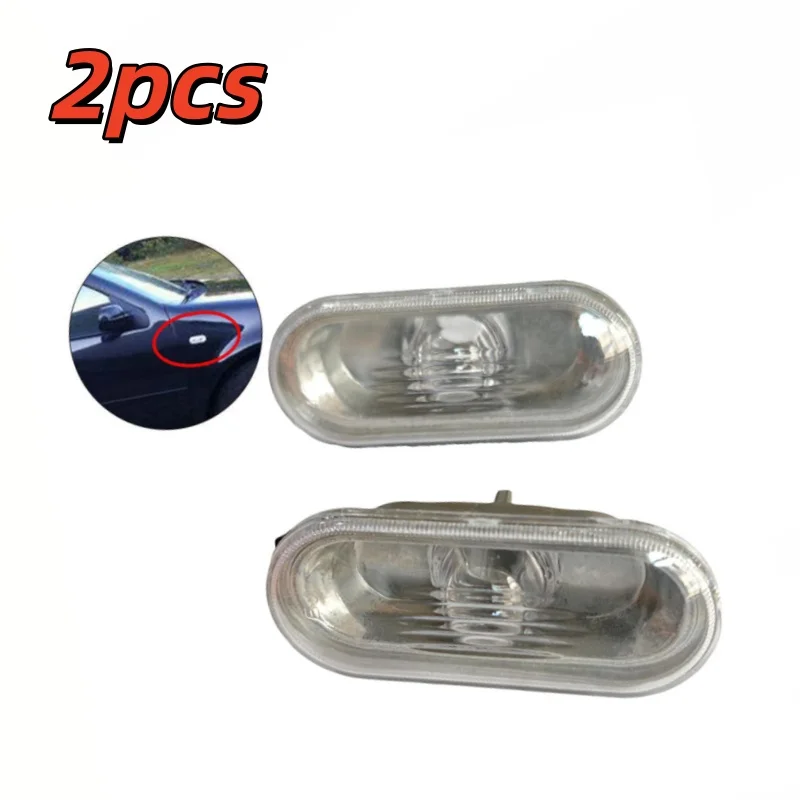 

2Pcs For VW Golf MK4 97-03 1J0949117 Crystal Clear Side Indicators Repeaters Signal Lamp Car Lights Set