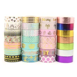 G72 - G156 taśmy Washi Tape Scrapbooking maskowanie taśmy samoprzylepne papier japoński Kawaii papiernicze naklejki szkolne