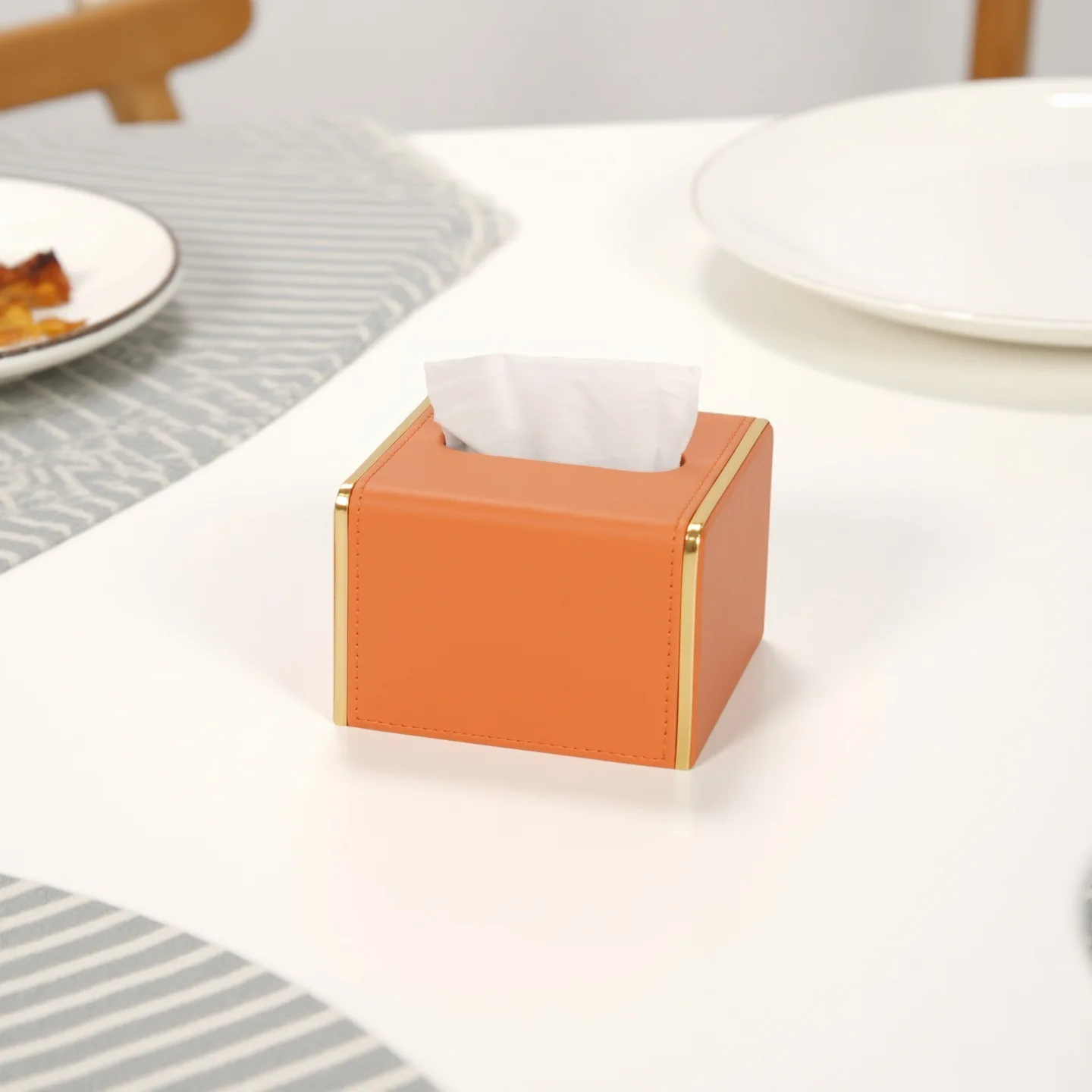 

Коробка для салфеток KTV Bar, утолщенная, картонная, кожаная, квадратная