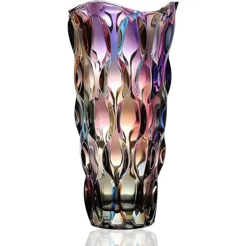 A93E-Glass Vase-Perfect As A Dining Table Centerpiece Or Home Decor, This Long-Lasting Vase Is Ideal For Freshing Flowers