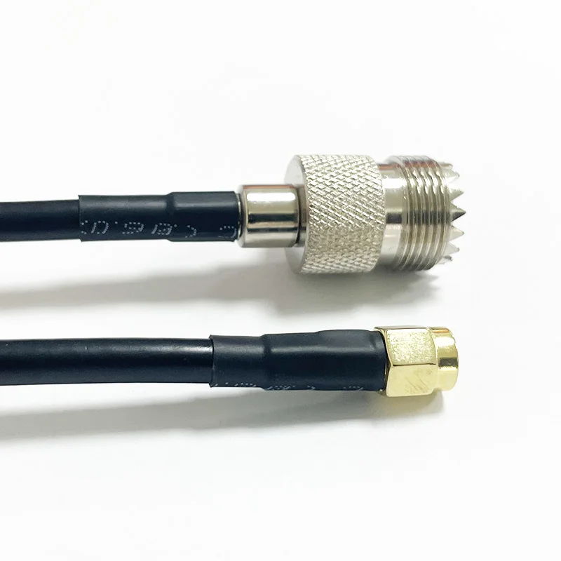 SMA to SO 239 Adapter Cable SMA Male to UHF Female Coax Jumper Cable RG58