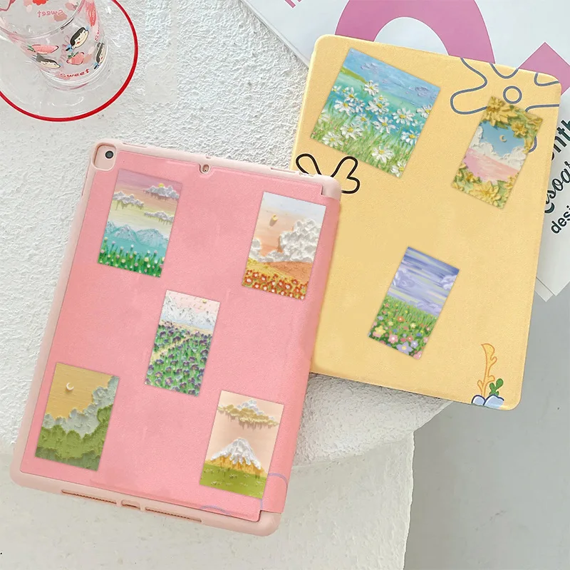 10/30/55 шт., наклейки с рисунком растений