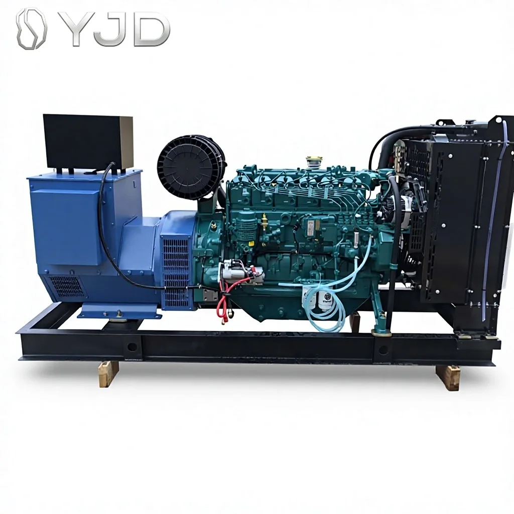 We-iChai 152KW 180KVA Open Frame Auto Start ATS 50/60Hz 1800 RPM Single Phase AC Diesel Generator with Low Oil Protection
