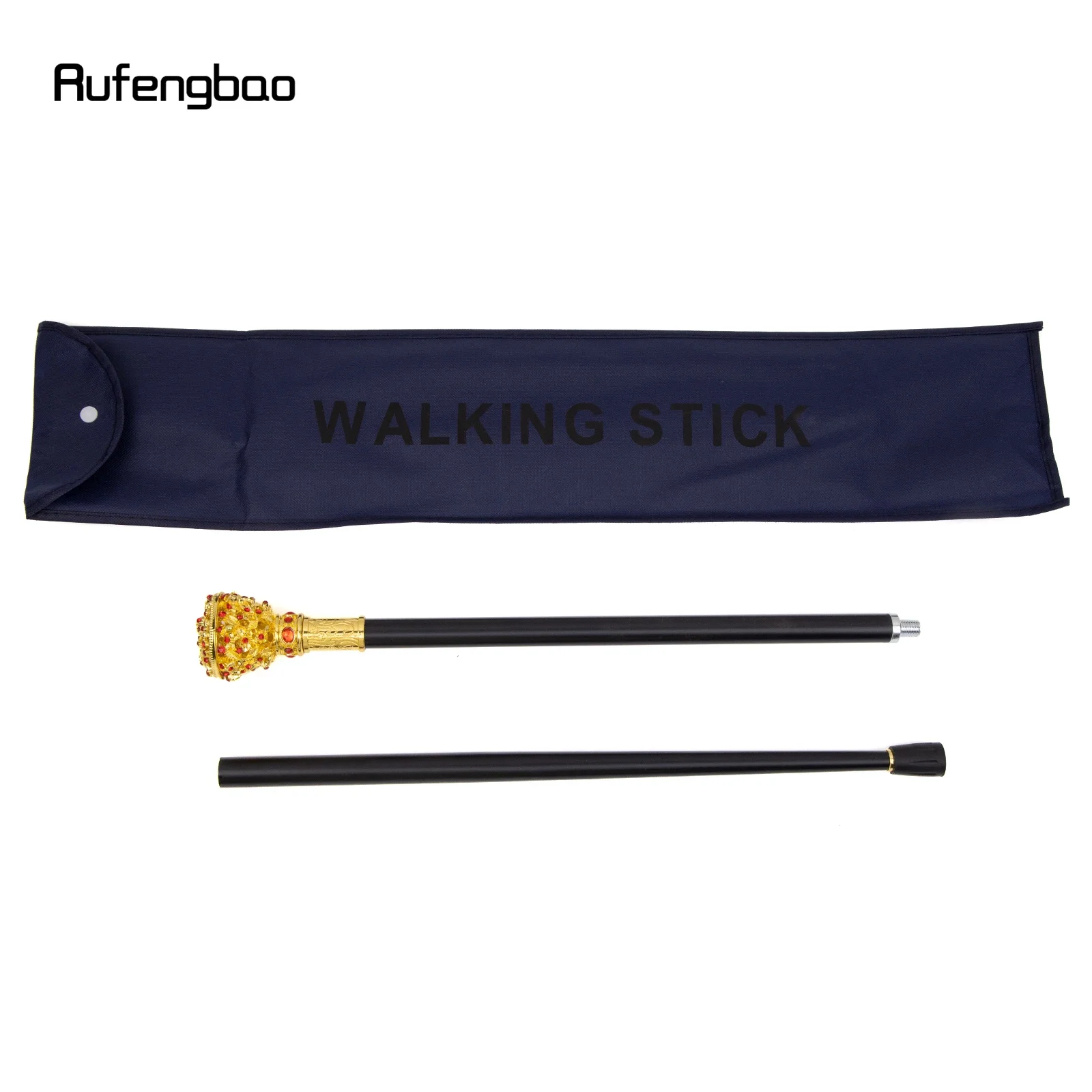 Rode Kunstmatige Diamant Bloem Bal Wandelen Riet Mode Decoratieve Wandelstok Gentleman Elegante Cosplay Cane Crosier 94Cm