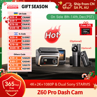 2025 New DDPAI Z60 Pro 4K Dash Cam Auto Dashcam Front GPS Car Camera for SONY Sensor WiFi ADAS Night Vision DVR Video Recorder