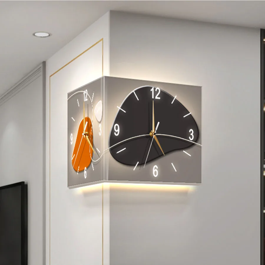 Art Deco Wall Clock Home Elegant Gift Modern Hands Wall Clock Living Room Number Bedroom Kitchen Nordic Design Saat Room Decor