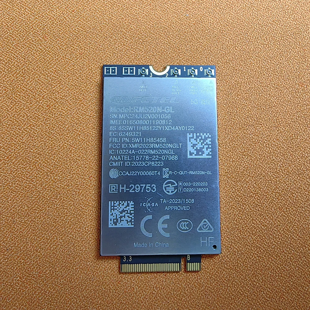 RM520N-GL FRU 5W11H85458 5G Sub-6G mmWave MIMO Wireless WWAN Module For Thinkpad X1 Carbon 12th 13th T14 P14S Gen5 Gen6 Laptop